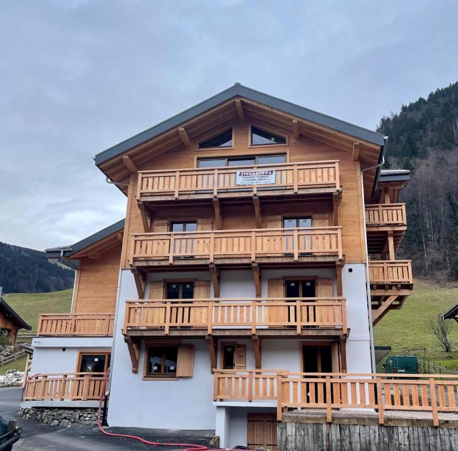 Apartamento Le Petit Cham - Cosy And Stylist With Balcony View Morzine Exterior foto