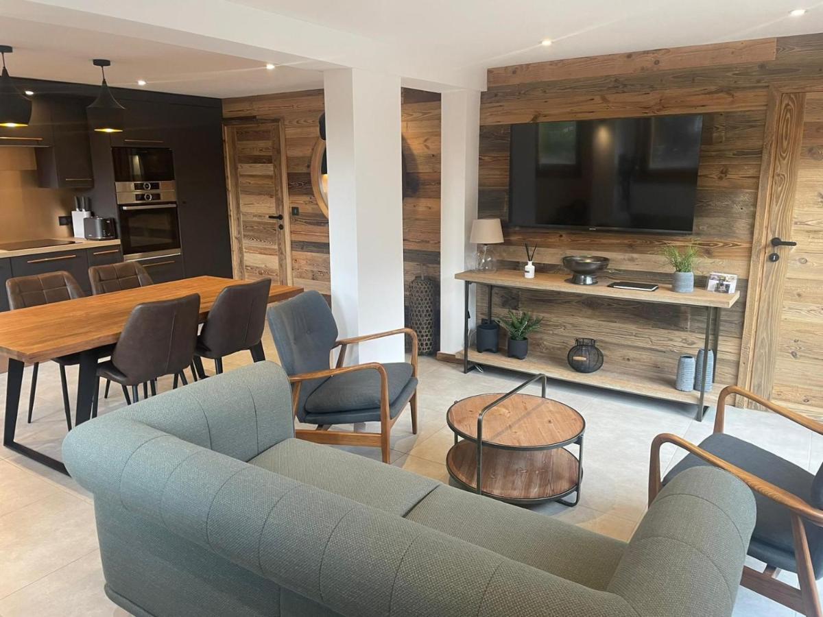 Apartamento Le Petit Cham - Cosy And Stylist With Balcony View Morzine Exterior foto